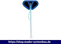 OKU Poolfolie rund Ø 3,50 x 0,9 m blau...