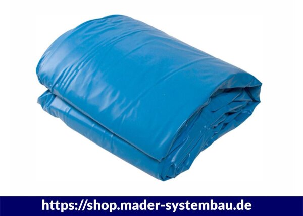 OKU Poolfolie rund Ø 3,60 x 0,9 m blau überlappend Folienstärke 0,25 mm Folienhöhe 1,0 m