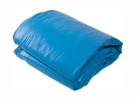 OKU Poolfolie rund Ø 4,50 x 1,2 m blau mit...