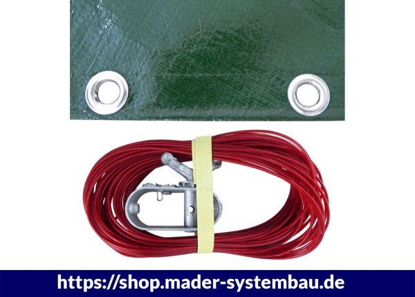 OKU Winterabdeckplanen für Becken oval 6,10 m x 3,75 m Abdeckungsmaß oval 7,10 m x 4,75 m