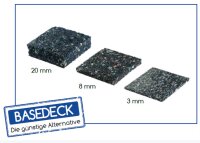 Karle & Rubner Basedeck Gummipad 70x70x3 mm VE: 40 Stk.