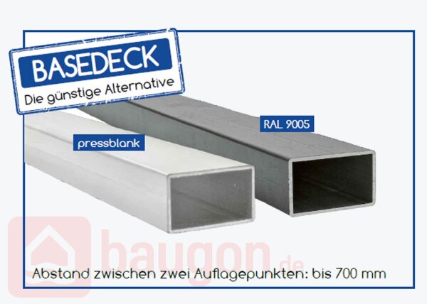 Karle & Rubner 50 × 30 Alu-UK pressblank Länge: 3000 mm
