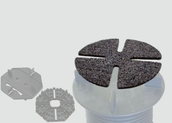Karle & Rubner Isopad für Terrassenlager mitFugenkreuz, M-Fix und P-FiVE: 15 Stx