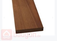 Diele Thermo-Esche mit Nut, gebürstet 20 × 115...