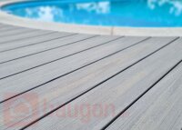 Diele WPC 140 grau 21 × 140 × 4000 mm