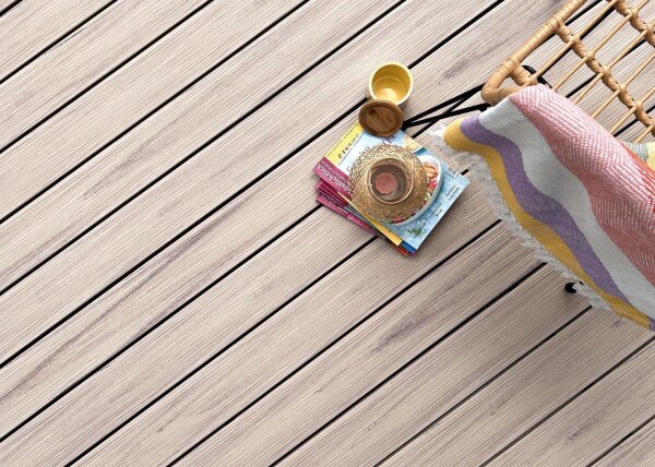 Diele WPC 140 hellbeige 21 × 140 × 5000 mm
