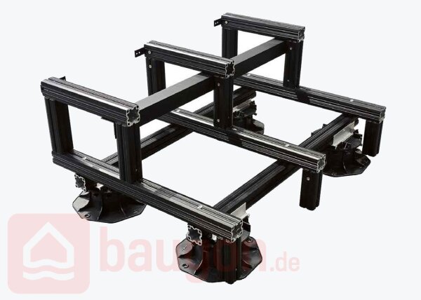 Karle & Rubner VARIO - Systemtreppe; 3-stufig; Dielen