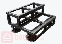 Karle & Rubner VARIO - Systemtreppe; 2-stufig; Platten