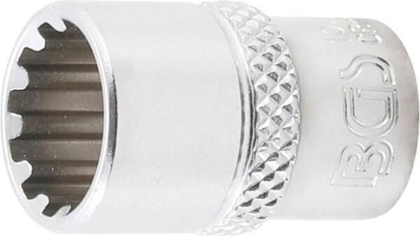 Steckschlüssel-Einsatz Gear Lock | Antrieb Innenvierkant 6,3 mm (1/4") | SW 11 mm