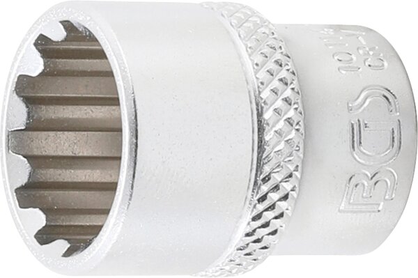 Steckschlüssel-Einsatz Gear Lock | Antrieb Innenvierkant 6,3 mm (1/4") | SW 14 mm
