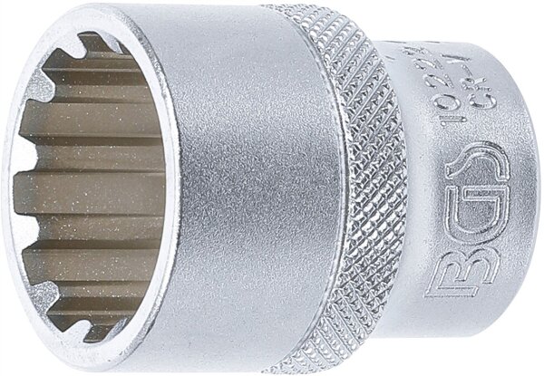 Steckschlüssel-Einsatz Gear Lock | Antrieb Innenvierkant 12,5 mm (1/2") | SW 22 mm