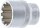 Steckschlüssel-Einsatz Gear Lock | Antrieb Innenvierkant 12,5 mm (1/2") | SW 22 mm