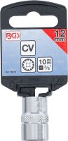 Steckschlüssel-Einsatz Gear Lock | Antrieb Innenvierkant 10 mm (3/8") | SW 12 mm