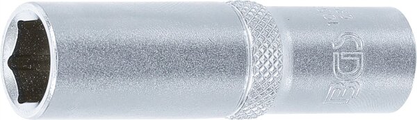 Steckschlüssel-Einsatz Sechskant, tief | Antrieb Innenvierkant 10 mm (3/8") | SW 12 mm