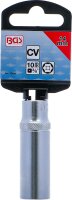 Steckschlüssel-Einsatz Sechskant, tief | Antrieb Innenvierkant 10 mm (3/8") | SW 14 mm