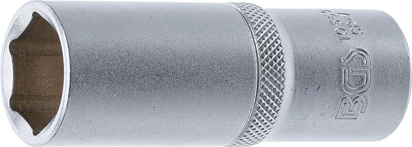 Steckschlüssel-Einsatz Sechskant, tief | Antrieb Innenvierkant 12,5 mm (1/2") | SW 20 mm