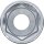 Steckschlüssel-Einsatz Sechskant, tief | Antrieb Innenvierkant 12,5 mm (1/2") | SW 23 mm