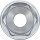 Steckschlüssel-Einsatz Sechskant, tief | Antrieb Innenvierkant 12,5 mm (1/2") | SW 24 mm