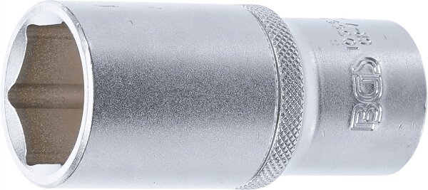 Steckschlüssel-Einsatz Sechskant, tief | Antrieb Innenvierkant 12,5 mm (1/2") | SW 26 mm