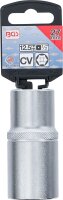Steckschlüssel-Einsatz Sechskant, tief | Antrieb Innenvierkant 12,5 mm (1/2") | SW 27 mm