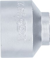 Steckschlüssel-Einsatz Sechskant | Antrieb Innenvierkant 10 mm (3/8") | SW 27 mm