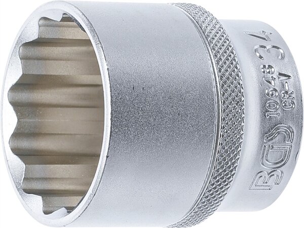 Steckschlüssel-Einsatz Zwölfkant | Antrieb Innenvierkant 12,5 mm (1/2") | SW 34 mm