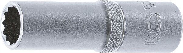 Steckschlüssel-Einsatz Zwölfkant, tief | Antrieb Innenvierkant 12,5 mm (1/2") | SW 14 mm