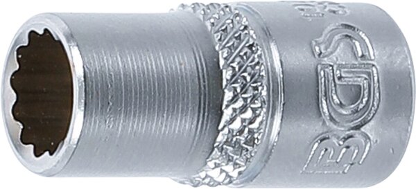 Steckschlüssel-Einsatz Zwölfkant | Antrieb Innenvierkant 6,3 mm (1/4") | SW 7 mm