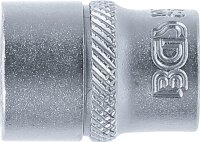 Steckschlüssel-Einsatz Zwölfkant | Antrieb Innenvierkant 6,3 mm (1/4") | SW 13 mm