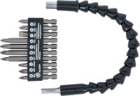 Bit-Satz mit flexibler Welle | Antrieb Außensechskant 6,3 mm (1/4") | 11-tlg.