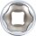 Steckschlüssel-Einsatz Super Lock | Antrieb Innenvierkant 6,3 mm (1/4") | SW 14 mm