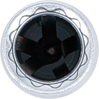 Zündkerzen-Gelenkeinsatz Zwölfkant mit Haltefeder | Antrieb Innenvierkant 10 mm (3/8") | SW 14 mm