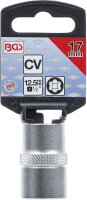 Steckschlüssel-Einsatz Super Lock | Antrieb Innenvierkant 12,5 mm (1/2") | SW 17 mm