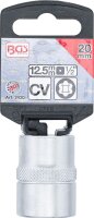 Steckschlüssel-Einsatz Super Lock | Antrieb Innenvierkant 12,5 mm (1/2") | SW 20 mm