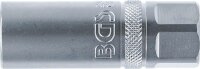 Zündkerzen-Einsatz mit Magnet, Sechskant | Antrieb Innenvierkant 12,5 mm (1/2") | SW 16 mm