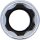 Steckschlüssel-Einsatz Super Lock, tief | Antrieb Innenvierkant 10 mm (3/8") | SW 11 mm