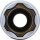 Steckschlüssel-Einsatz Super Lock, tief | Antrieb Innenvierkant 10 mm (3/8") | SW 18 mm