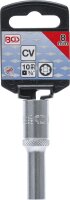 Steckschlüssel-Einsatz Super Lock, tief | Antrieb Innenvierkant 10 mm (3/8") | SW 8 mm