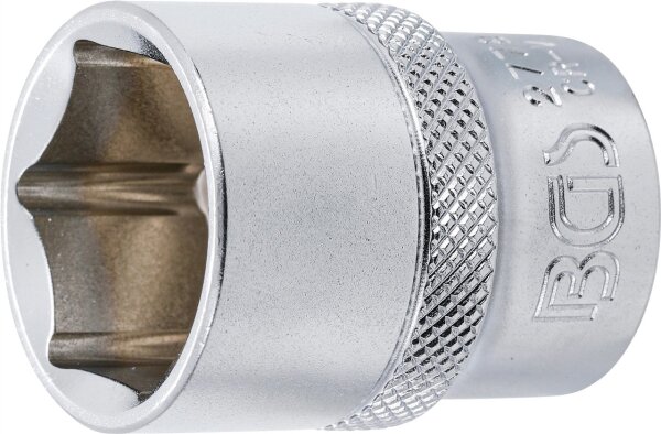 Steckschlüssel-Einsatz Sechskant | Antrieb Innenvierkant 12,5 mm (1/2") | SW 7/8"
