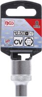 Steckschlüssel-Einsatz Sechskant | Antrieb Innenvierkant 12,5 mm (1/2") | SW 8 mm