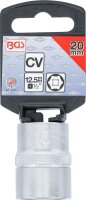 Steckschlüssel-Einsatz Sechskant | Antrieb Innenvierkant 12,5 mm (1/2") | SW 20 mm