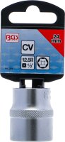 Steckschlüssel-Einsatz Sechskant | Antrieb Innenvierkant 12,5 mm (1/2") | SW 24 mm