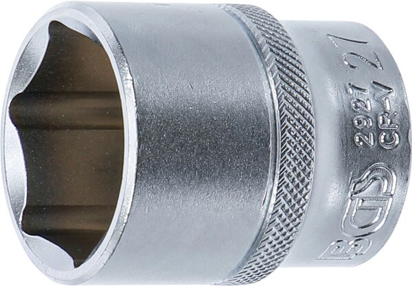 Steckschlüssel-Einsatz Sechskant | Antrieb Innenvierkant 12,5 mm (1/2") | SW 27 mm