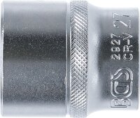 Steckschlüssel-Einsatz Sechskant | Antrieb Innenvierkant 12,5 mm (1/2") | SW 27 mm