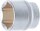 Steckschlüssel-Einsatz Sechskant | Antrieb Innenvierkant 12,5 mm (1/2") | SW 35 mm