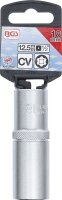 Steckschlüssel-Einsatz Super Lock, tief | Antrieb Innenvierkant 12,5 mm (1/2") | SW 18 mm