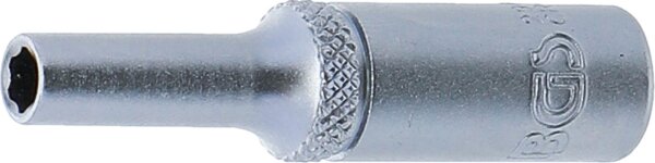 Steckschlüssel-Einsatz Super Lock, tief | Antrieb Innenvierkant 6,3 mm (1/4") | SW 4 mm