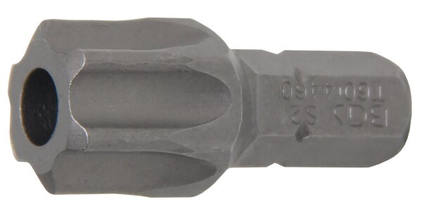 Bit | Länge 30 mm | Antrieb Außensechskant 8 mm (5/16") | T-Profil (für Torx) mit Bohrung T60