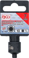 Bremssattel-Einsatz | Innensechskant | extra kurz | 7 mm