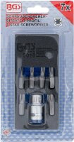 Schraubendreher-Bit-Satz | Antrieb Außensechskant 10 mm (3/8") | T-Profil (für Torx) | 7-tlg.
